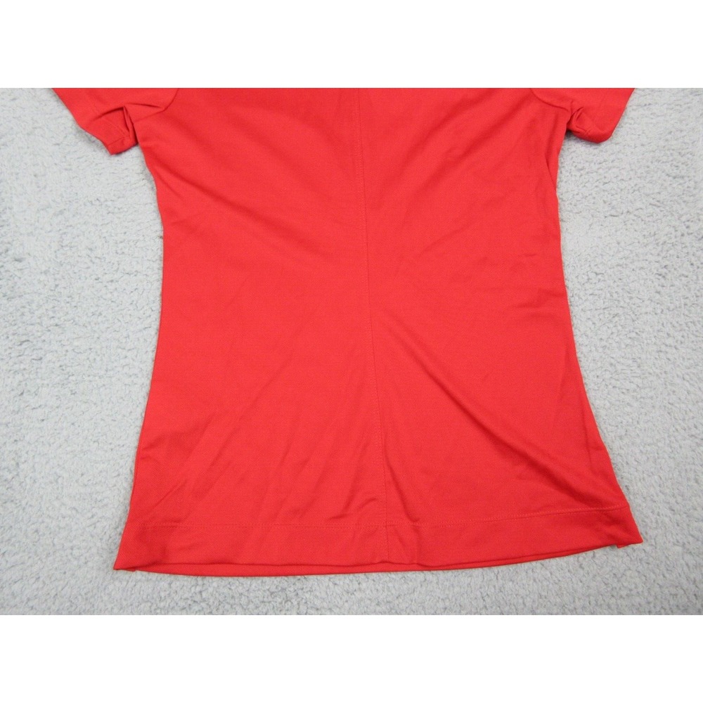 Nike Golf Dri-FIT Polo Shirt Womens Small Red Short Sleeve Ballen Isles Golf Top - Picture 10 of 11